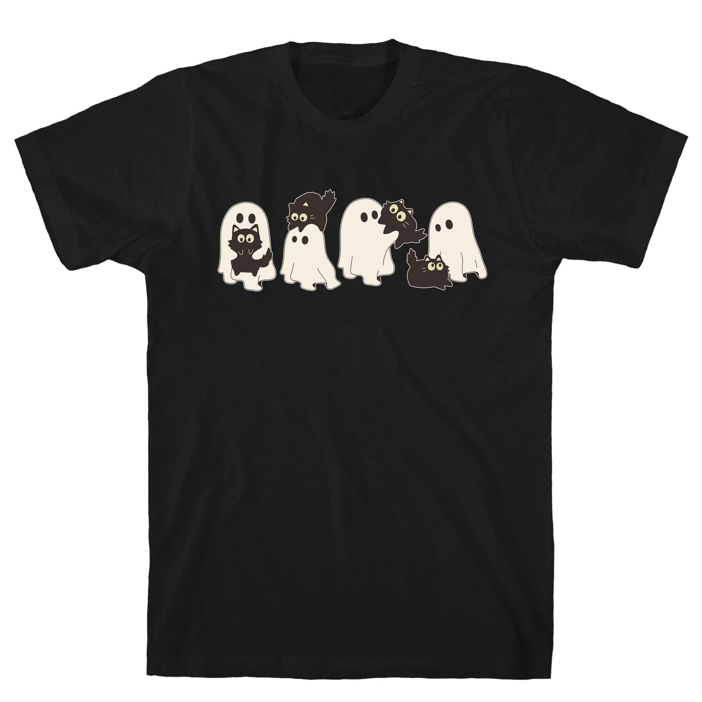 Cute Ghost Cats T-Shirt