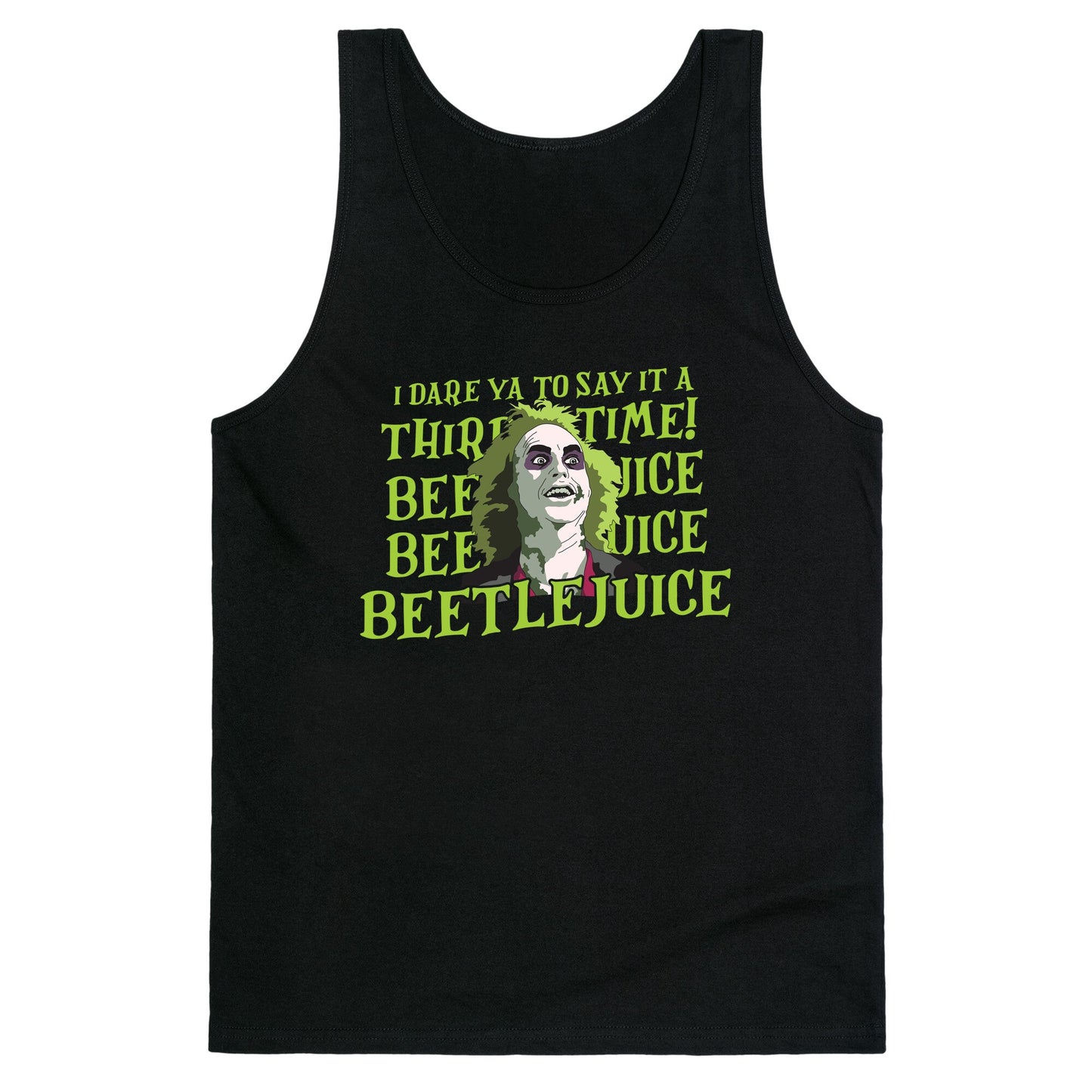 Beetlejuice I Dare Ya Tank Top