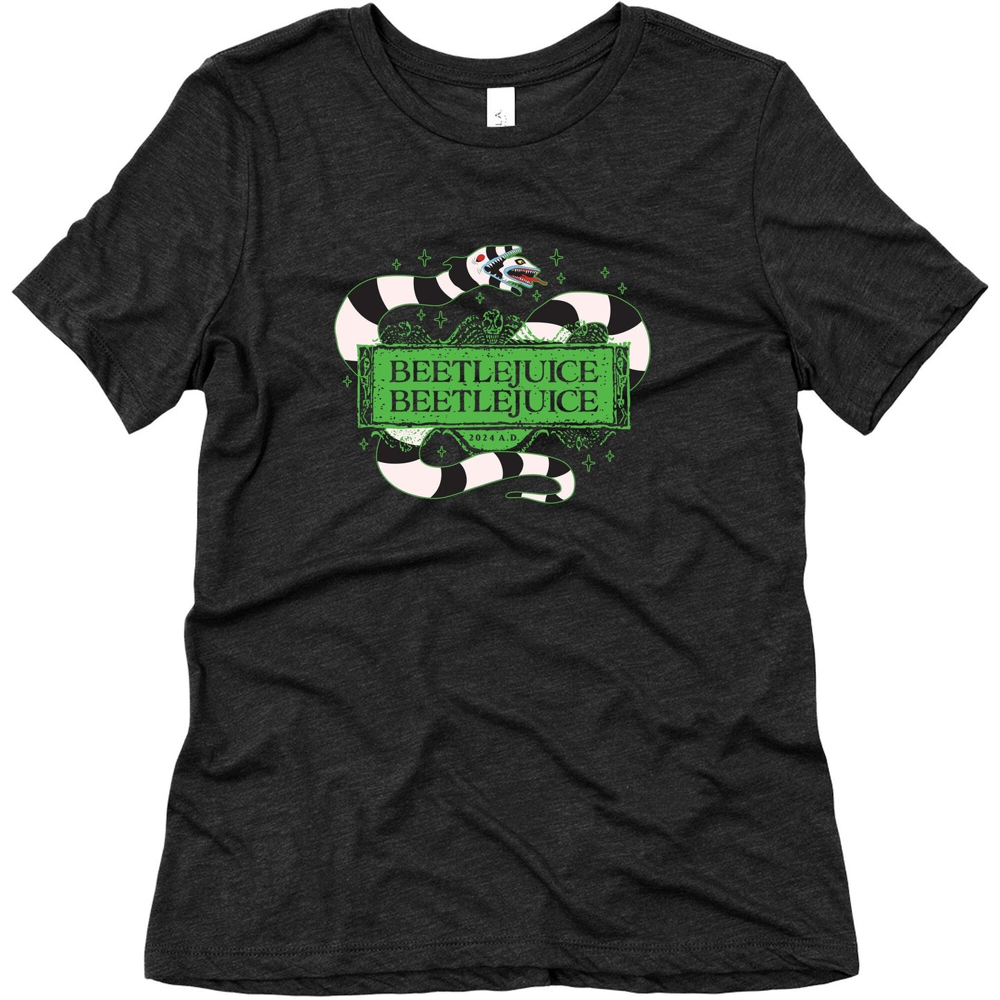 Beetlejuice Beetlejuice 2024 AD Womens Triblend Tee