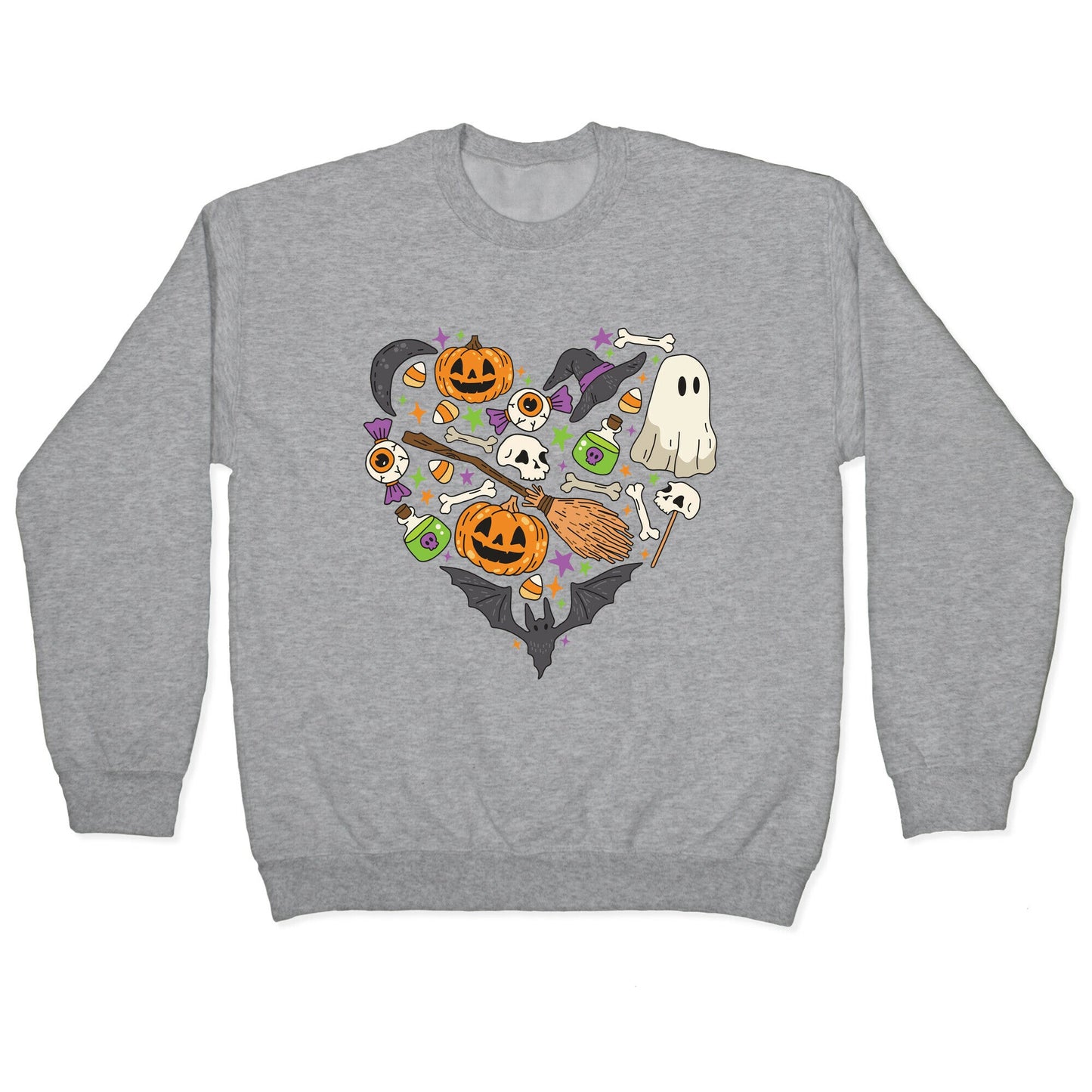 Halloween Heart Crewneck Sweatshirt