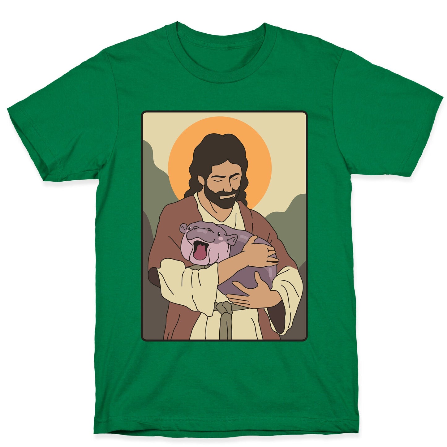Moo Deng Jesus T-Shirt