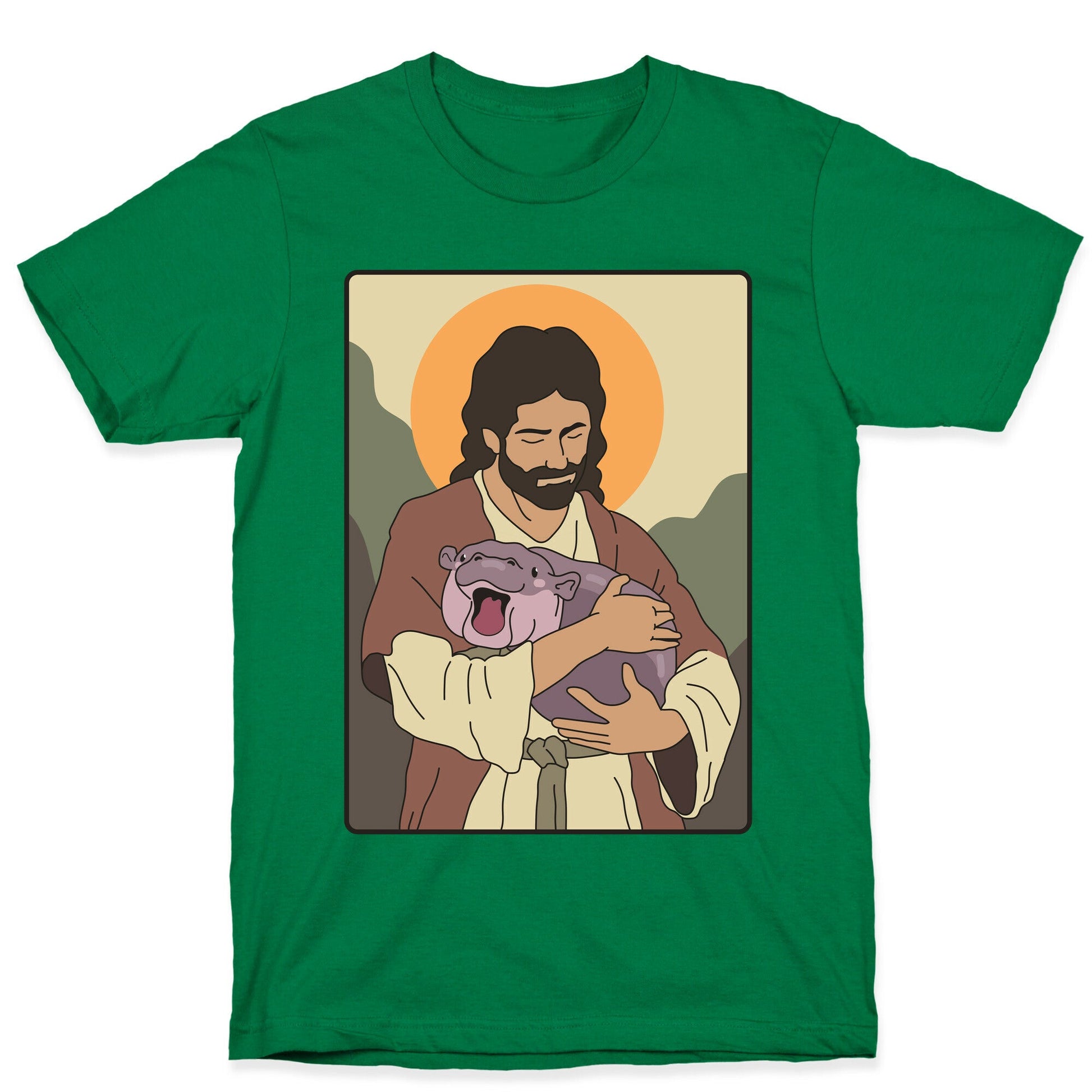 Moo Deng Jesus T-Shirt