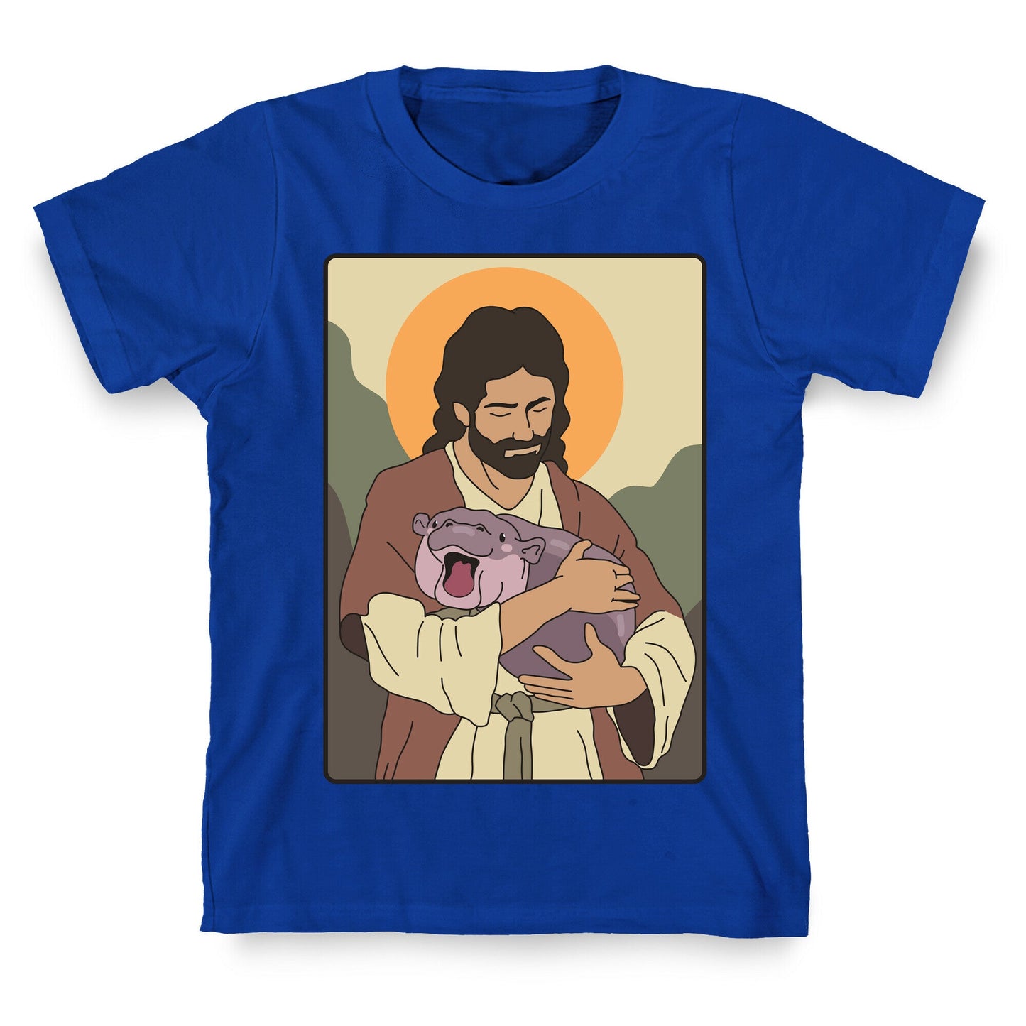 Moo Deng Jesus T-Shirt