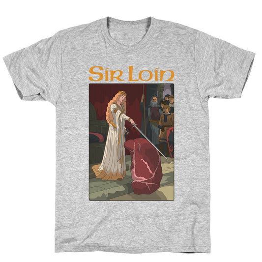 Sir Loin Steak Meme Cartoon T-Shirt