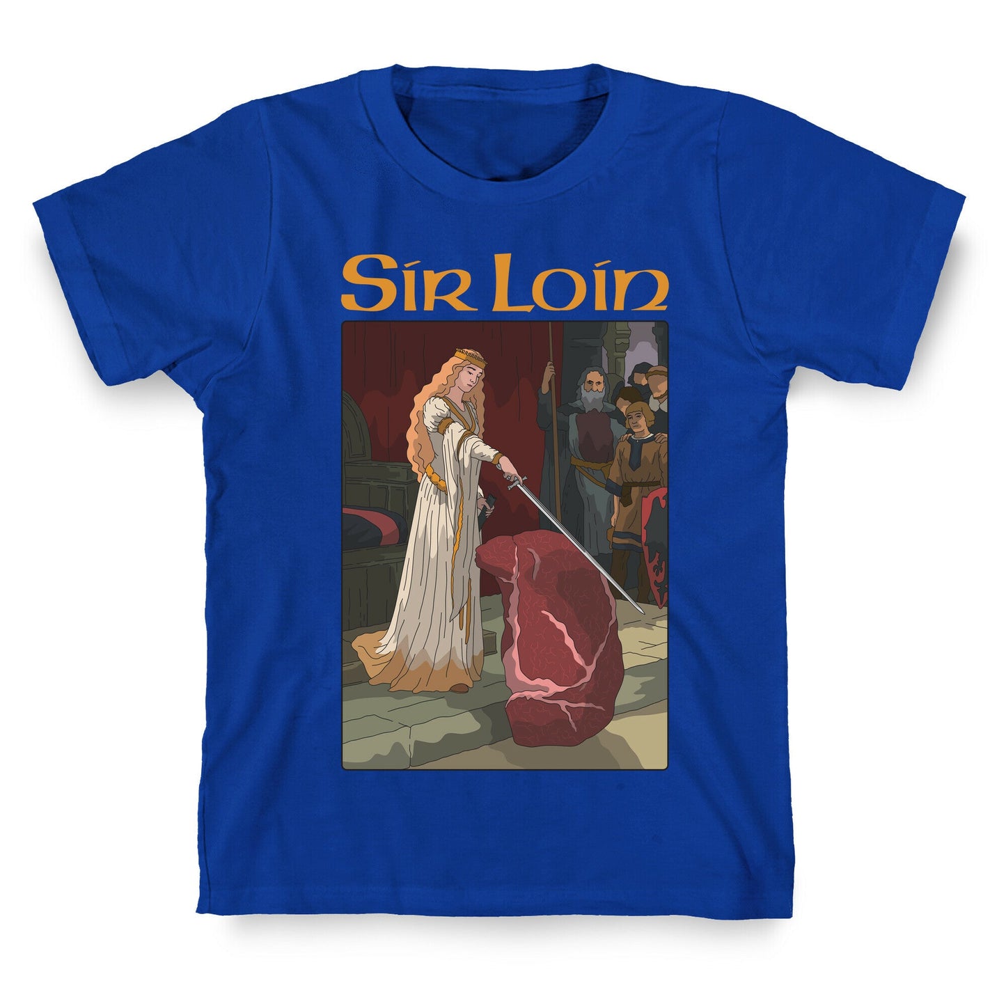 Sir Loin Steak Meme Cartoon T-Shirt
