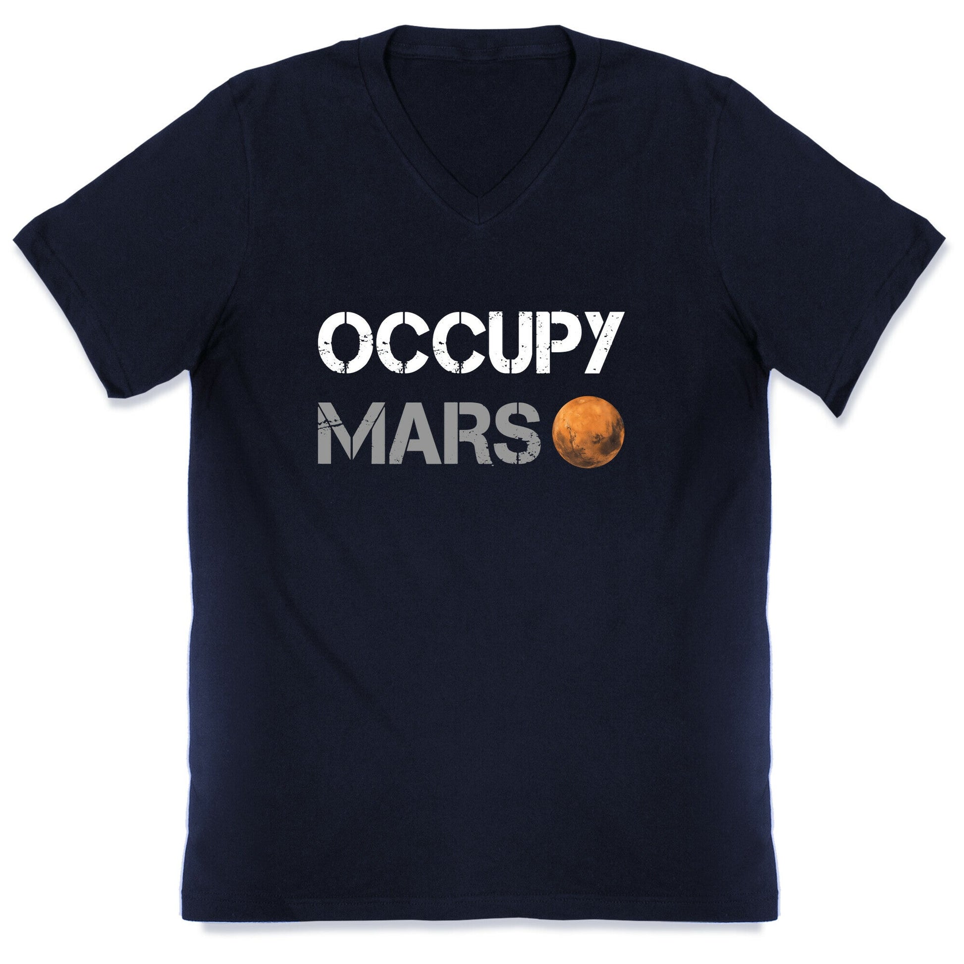 Occupy Mars V-Neck