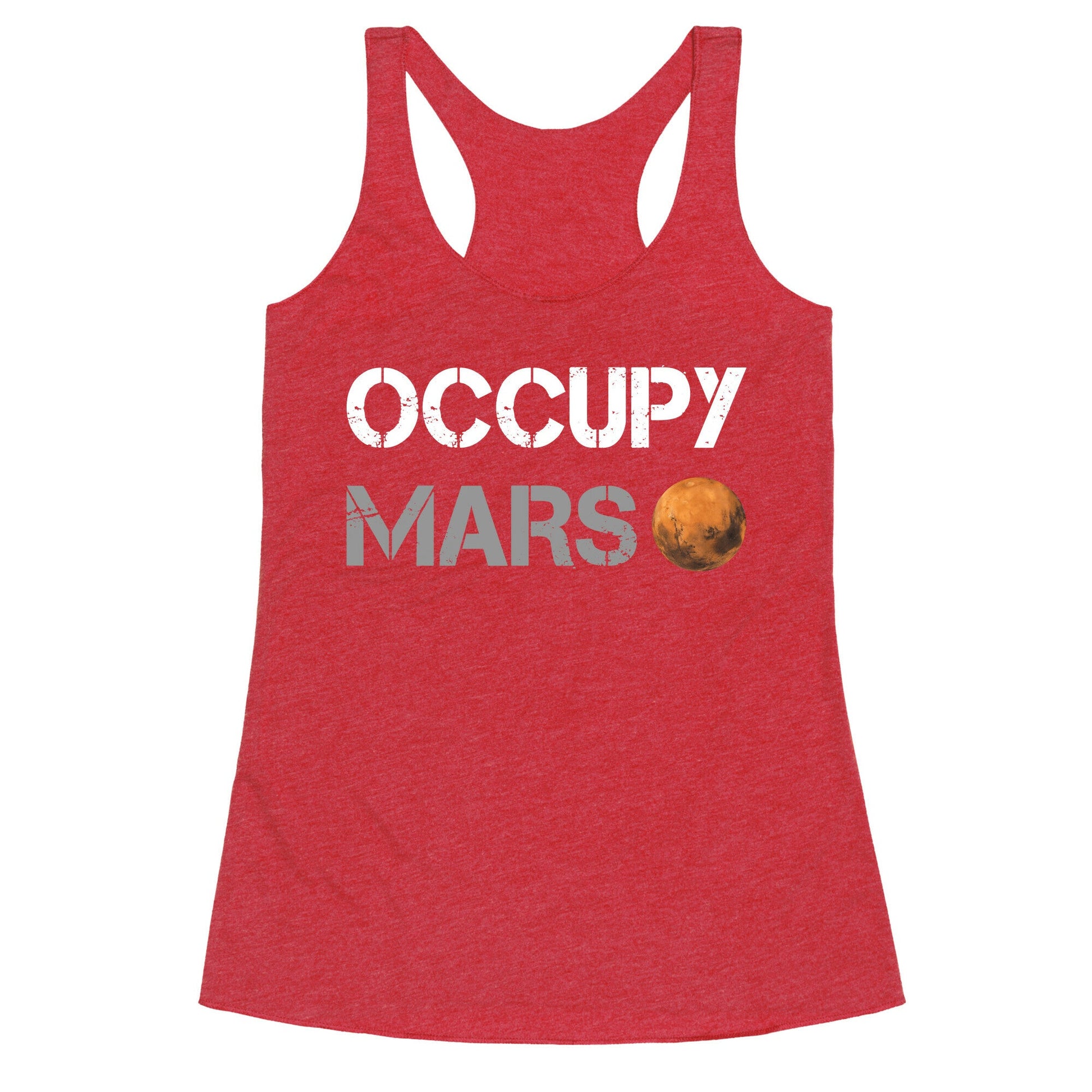 Occupy Mars Racerback Tank