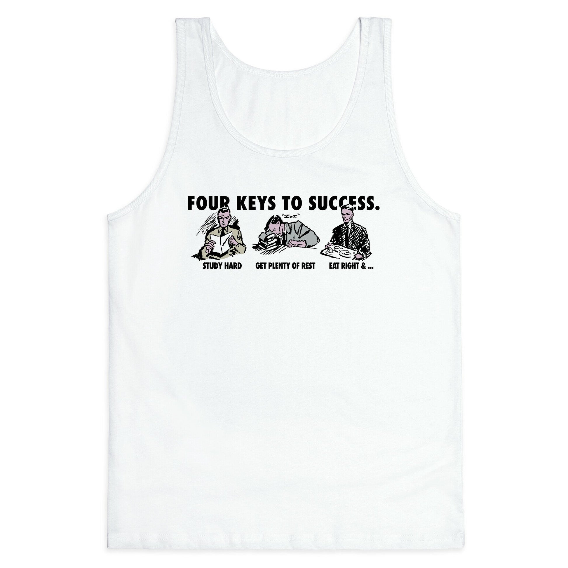 Four Keys to Success Tank Top