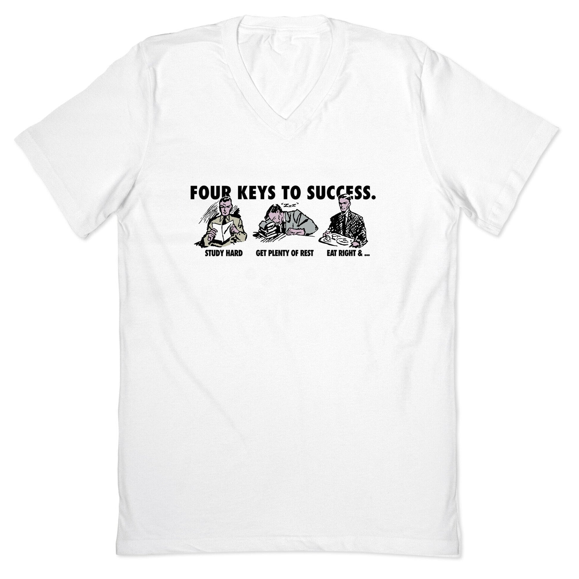Four Keys to Success V-Neck