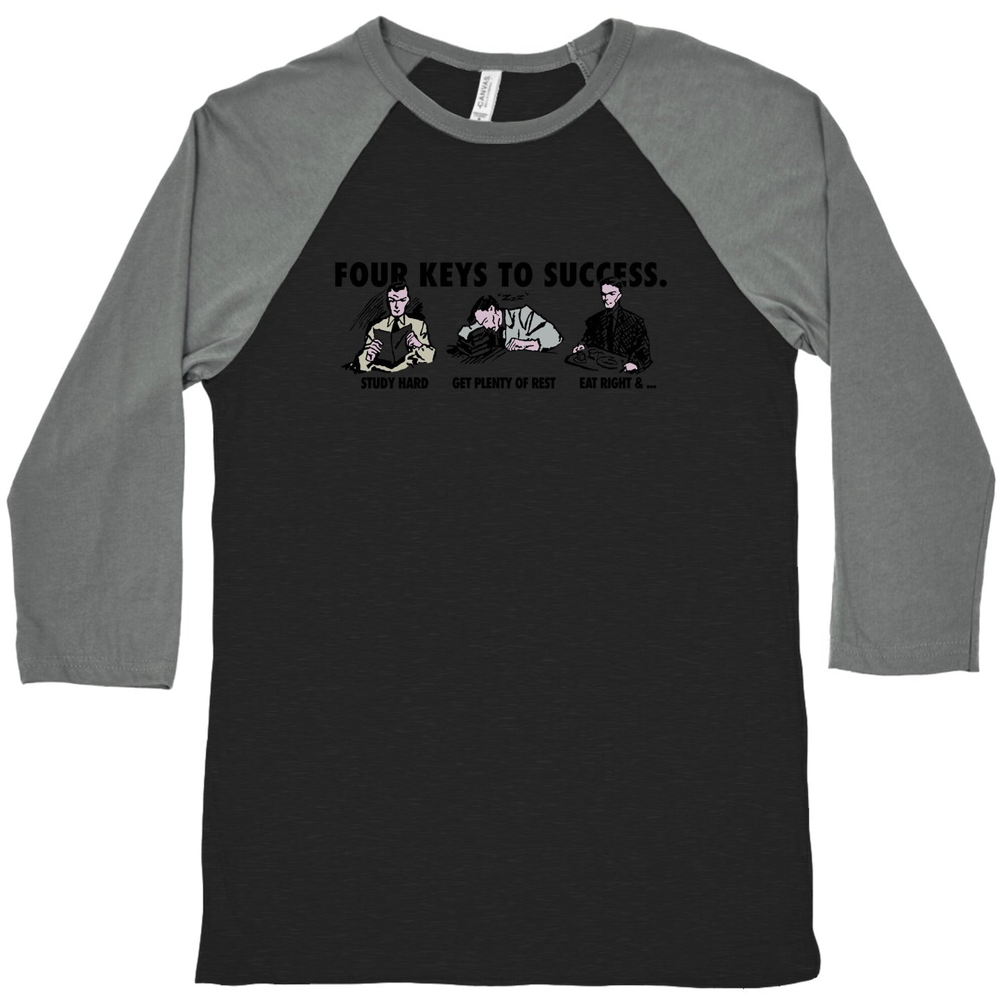 Four Keys to Success Baseball Tee