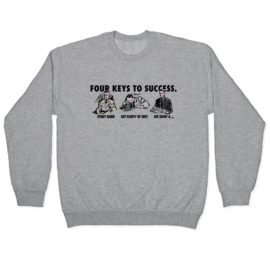 Four Keys to Success Crewneck Sweatshirt