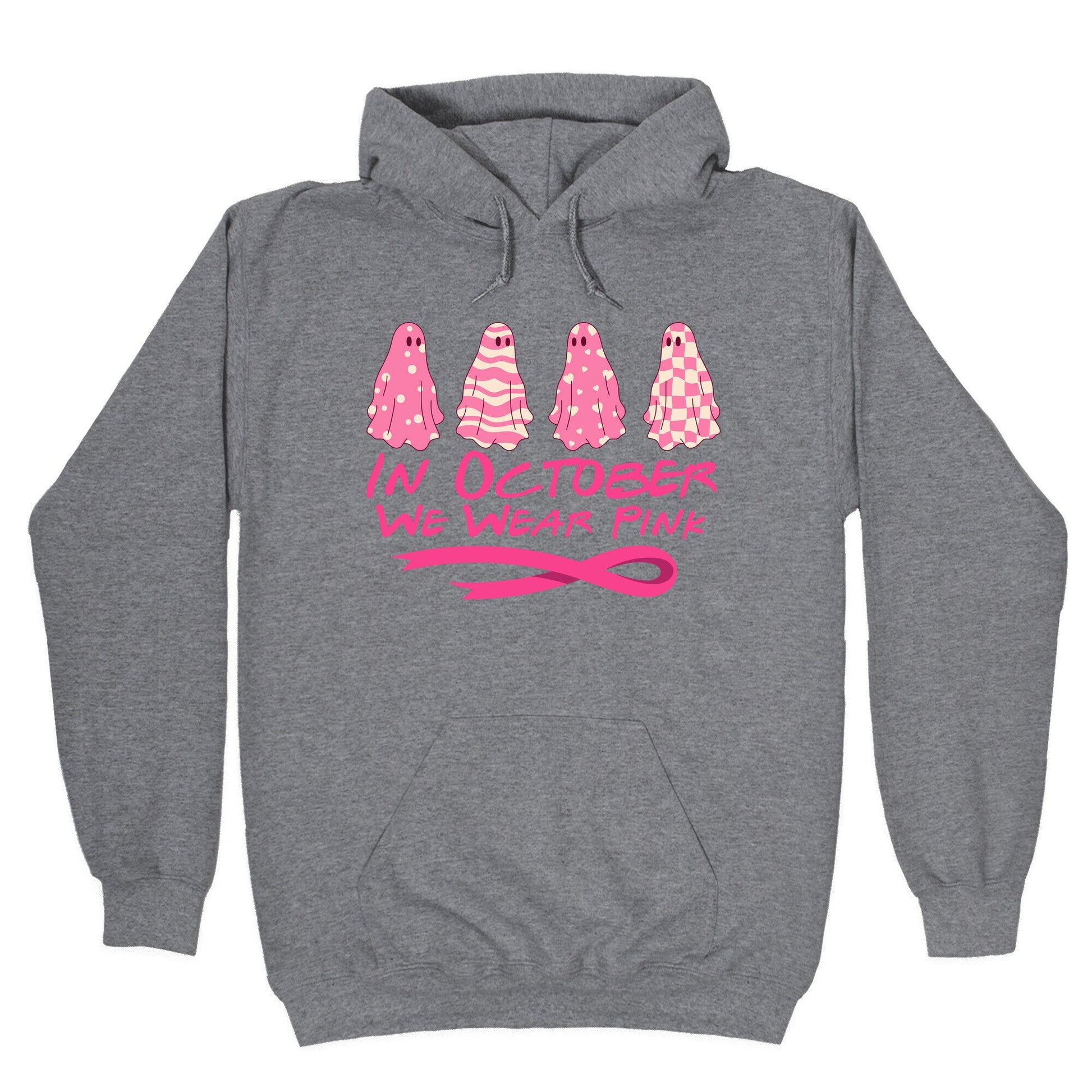 Ghost October Breast Cancer Awareness Hoodie