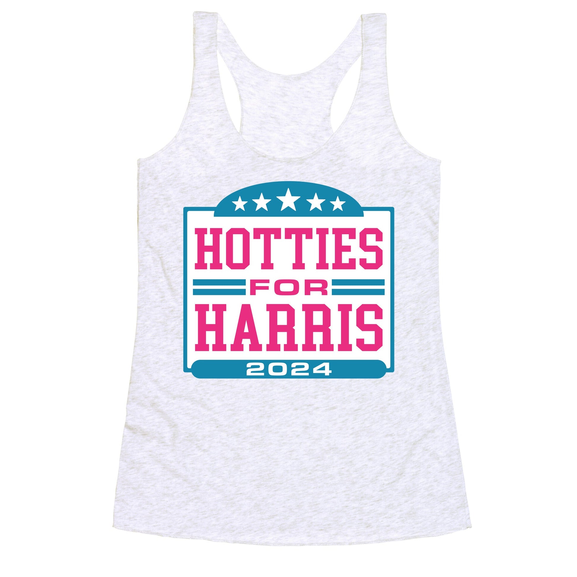 Hotties for Harris Racerback Tank