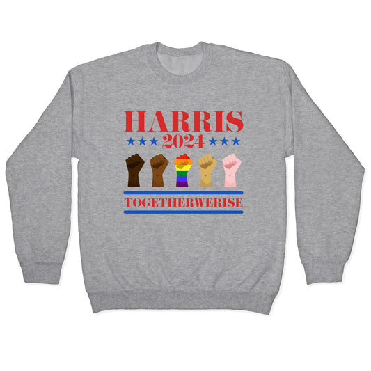 Together We Rise Harris 2024 Crewneck Sweatshirt