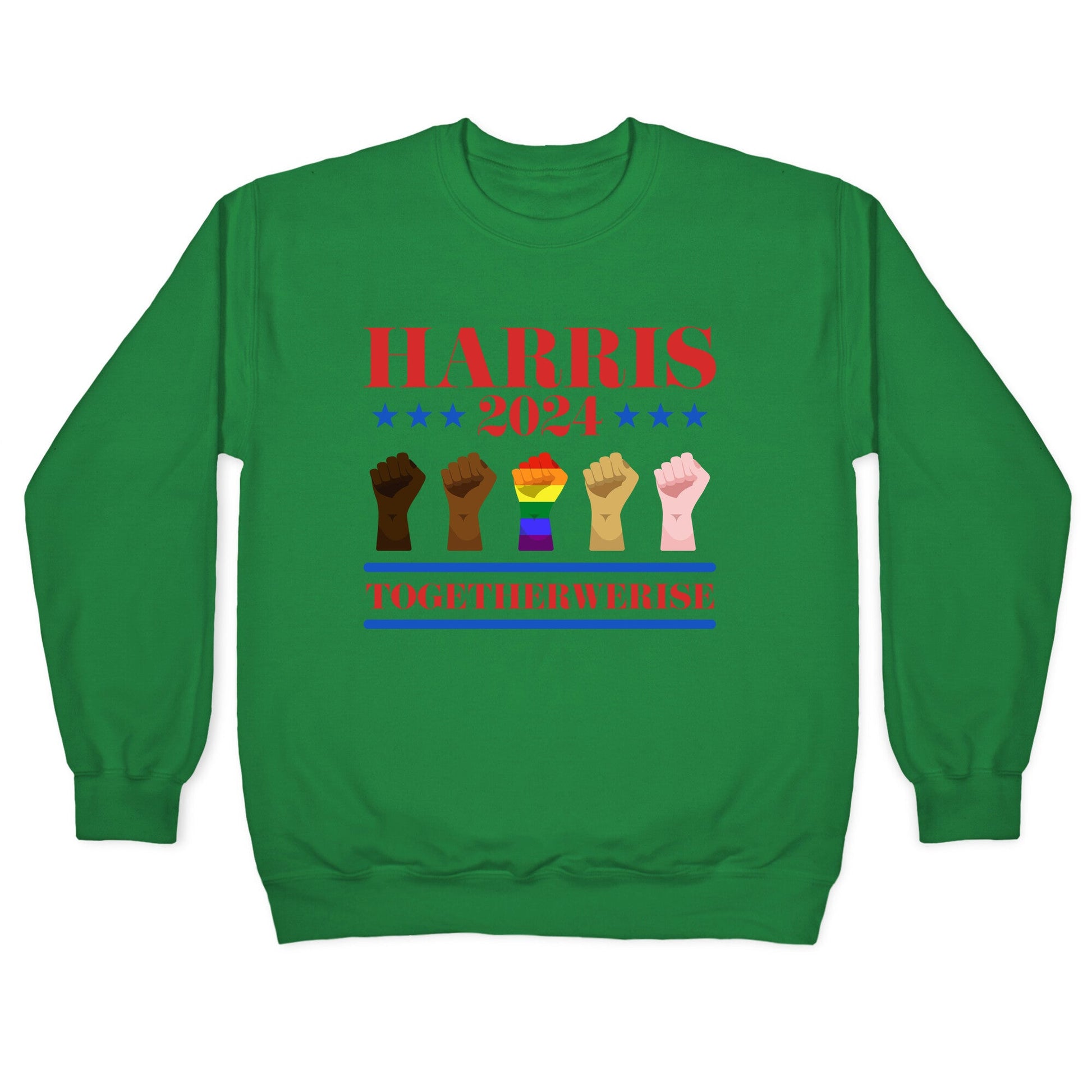 Together We Rise Harris 2024 Crewneck Sweatshirt