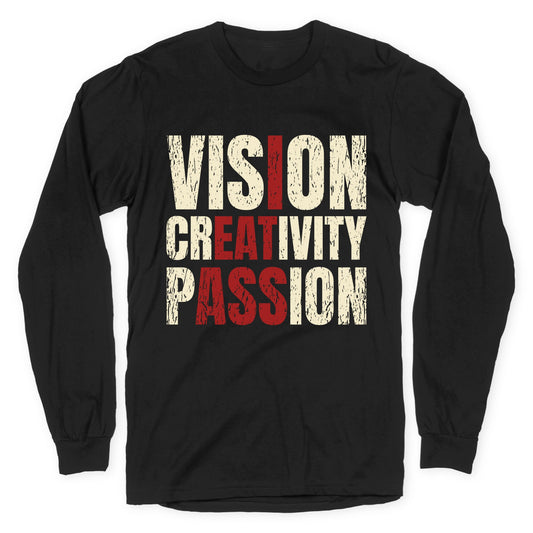 Vision Creativity Passion Longsleeve Tee