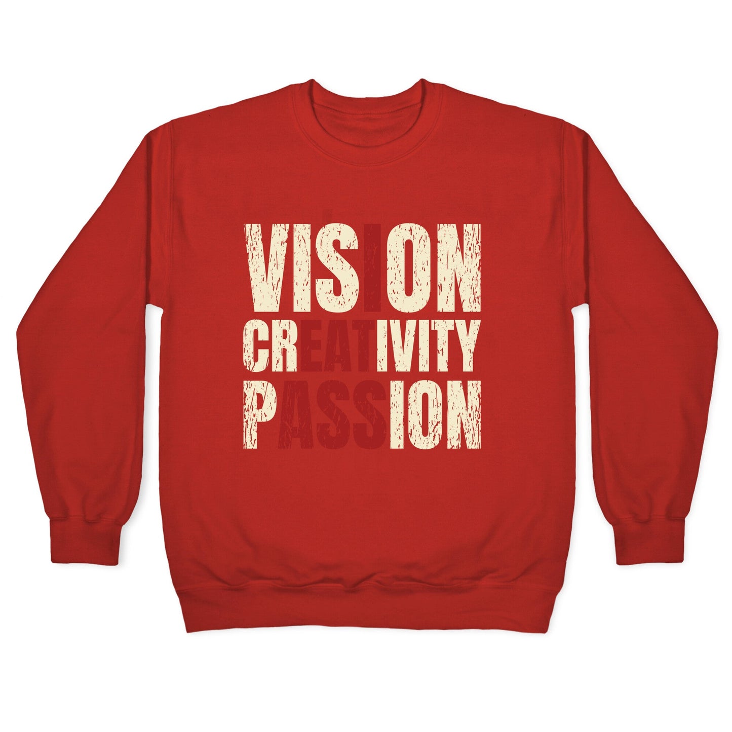 Vision Creativity Passion Crewneck Sweatshirt