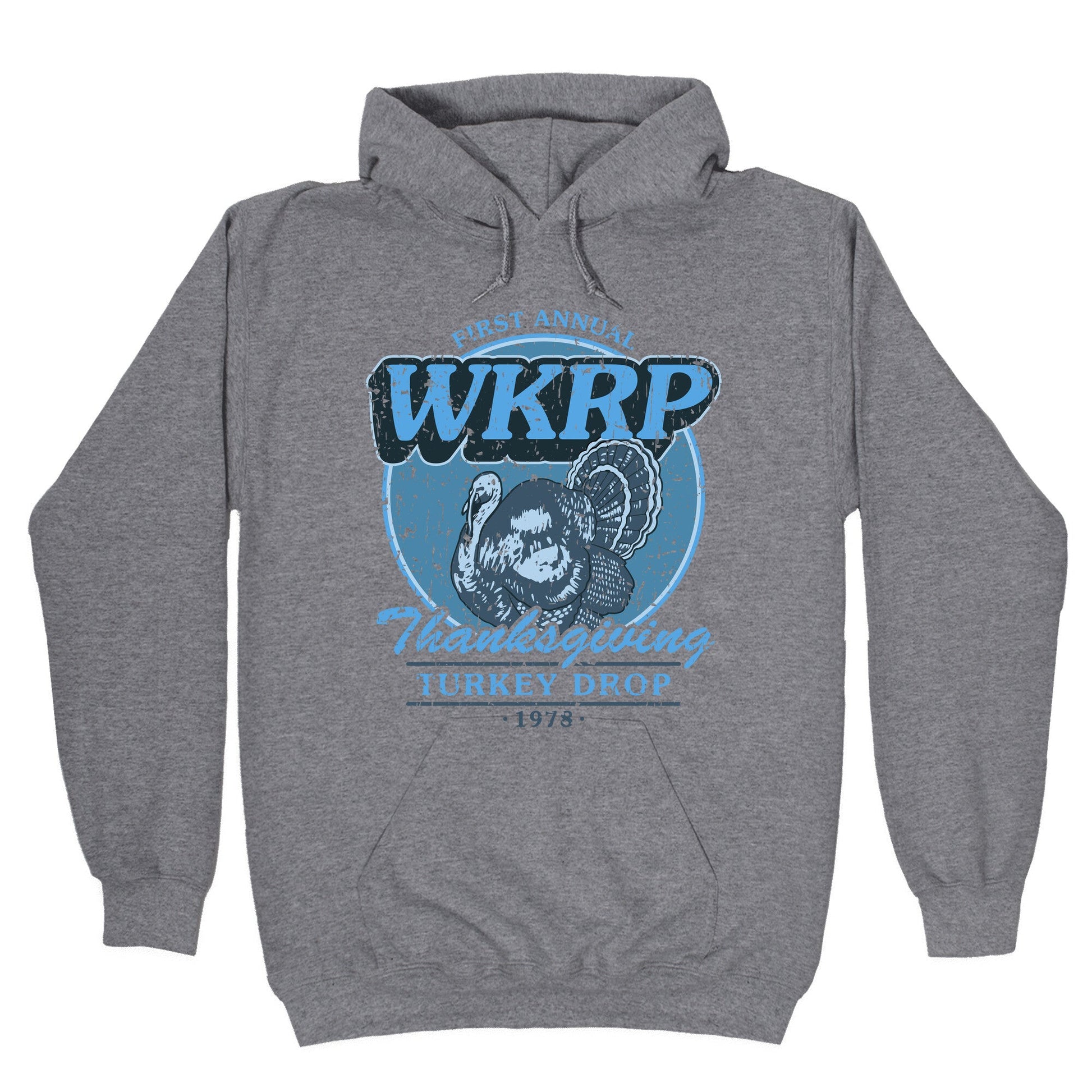 WKRP Turkey Drop Hoodie