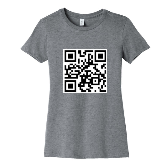 QR Code Womens Cotton Tee