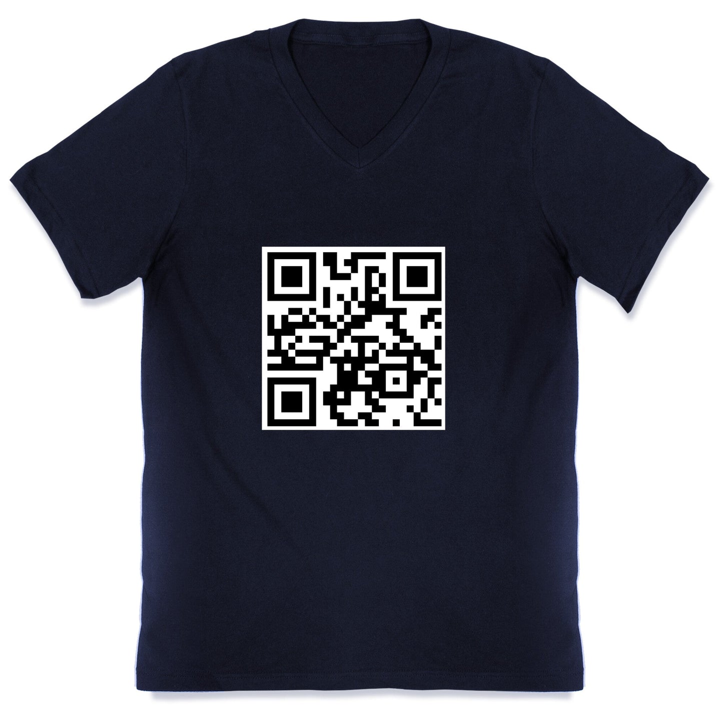 QR Code V-Neck