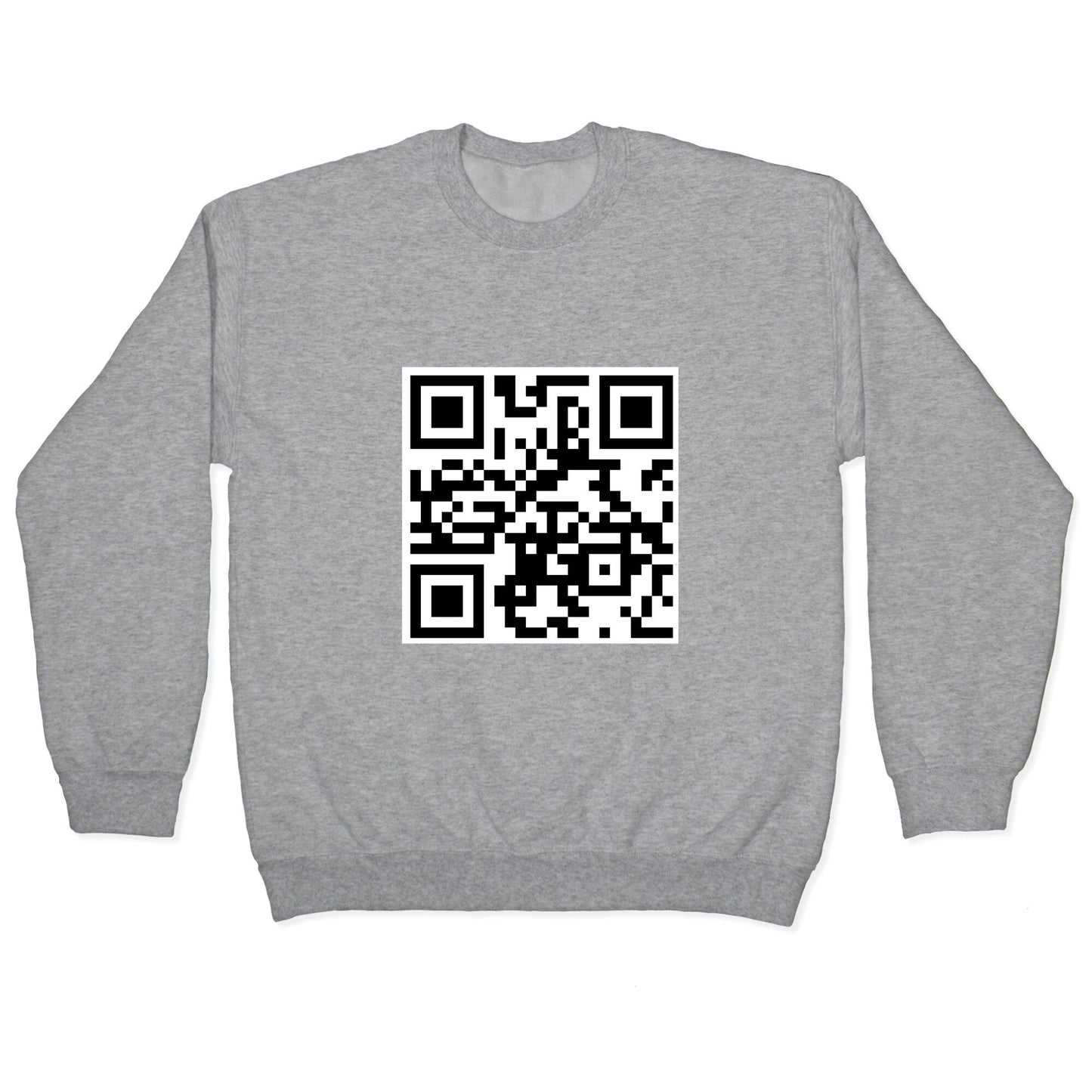 QR Code Crewneck Sweatshirt