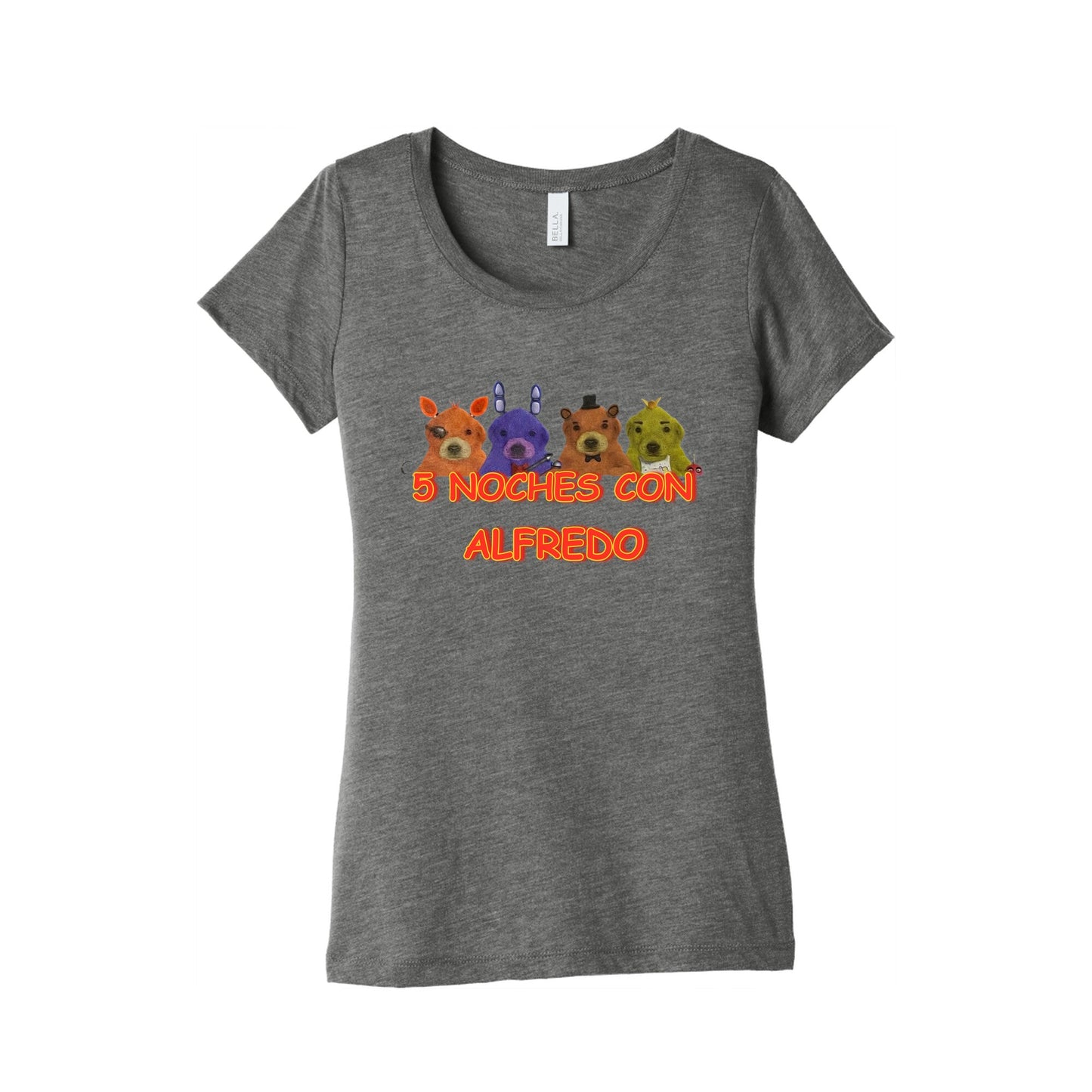 5 Noches Con Alfredo Womens Triblend Tee