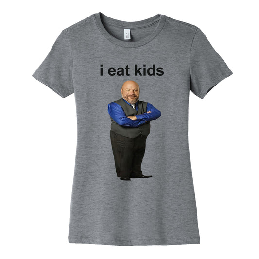 I Eat Kids Womens Cotton Tee
