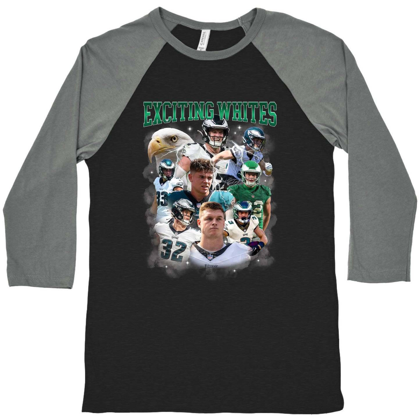 Exciting Whites Baseball Tee