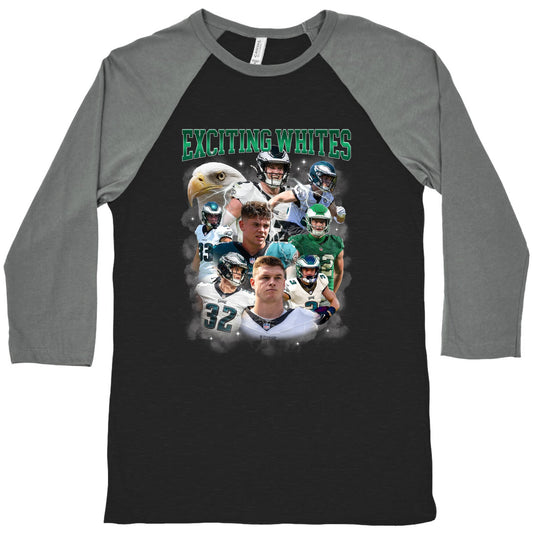 Exciting Whites Baseball Tee