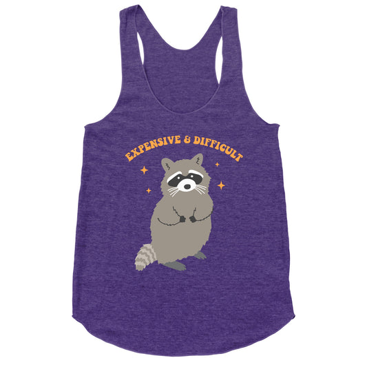 Expensive and Difficult Racerback Tank