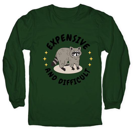 Expensive and Difficult Trash Animal Longsleeve Tee