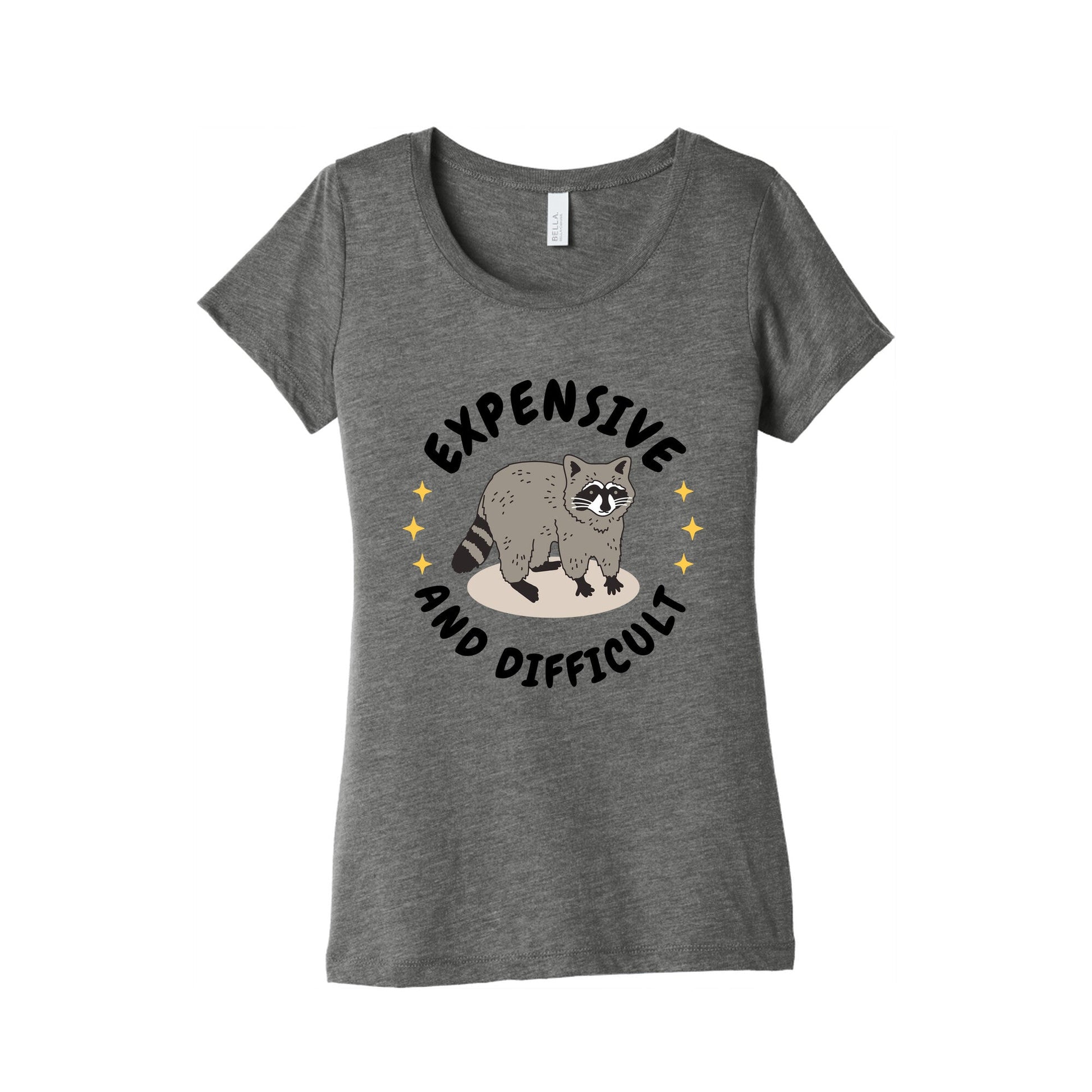 Expensive and Difficult Trash Animal Womens Triblend Tee