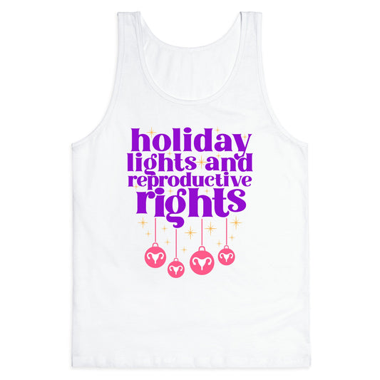 Holiday Lights & Reproductive Rights Tank Top