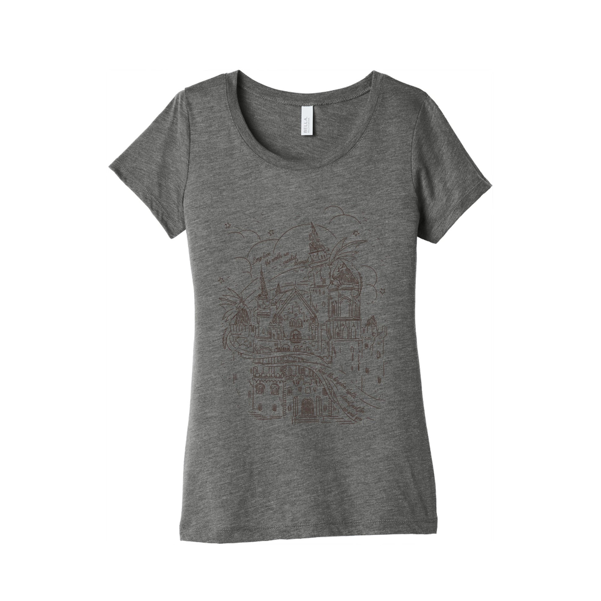How the Kingdom Lights Shined Womens Triblend Tee