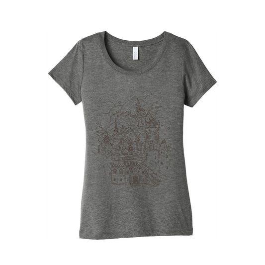 How the Kingdom Lights Shined Womens Triblend Tee