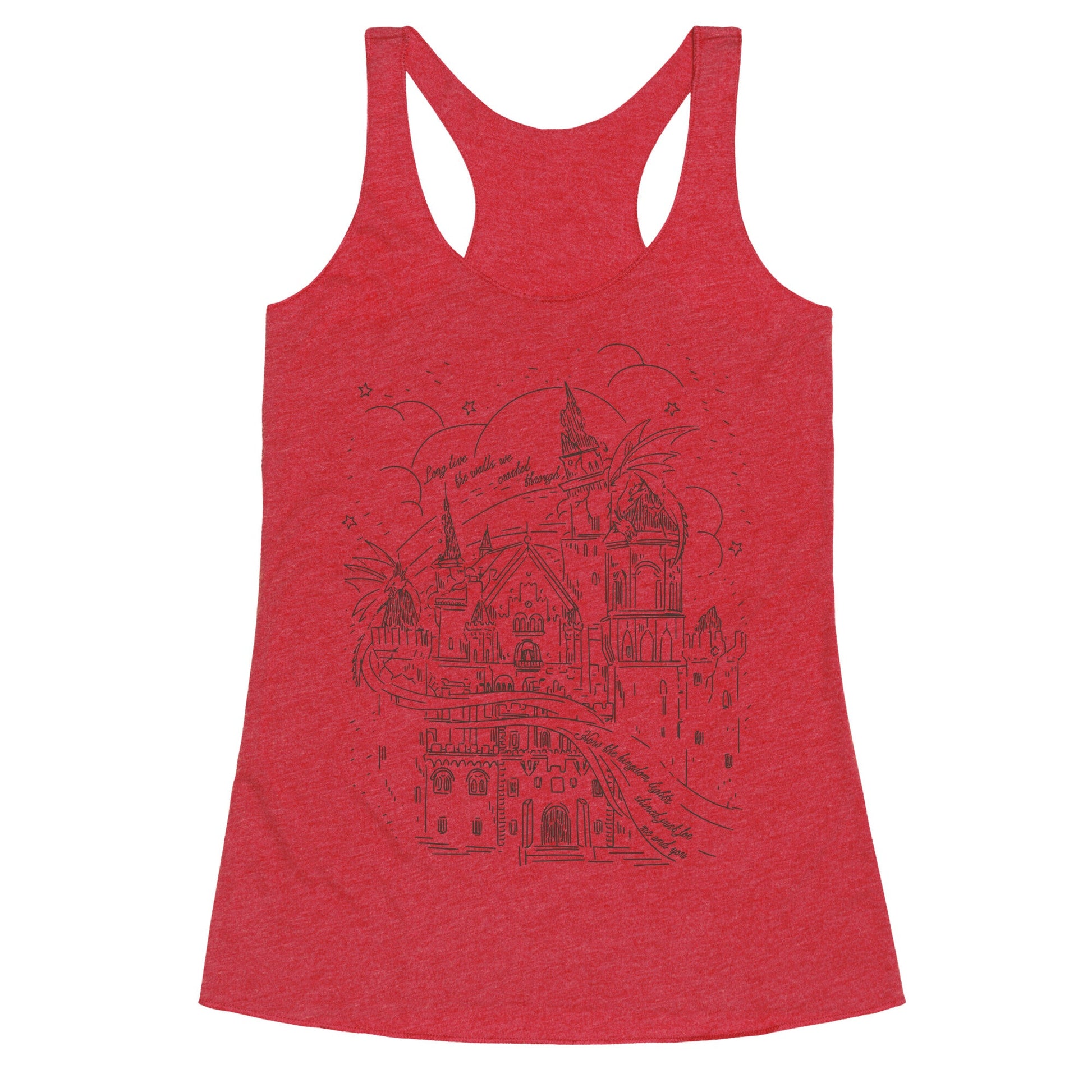 How the Kingdom Lights Shined Racerback Tank