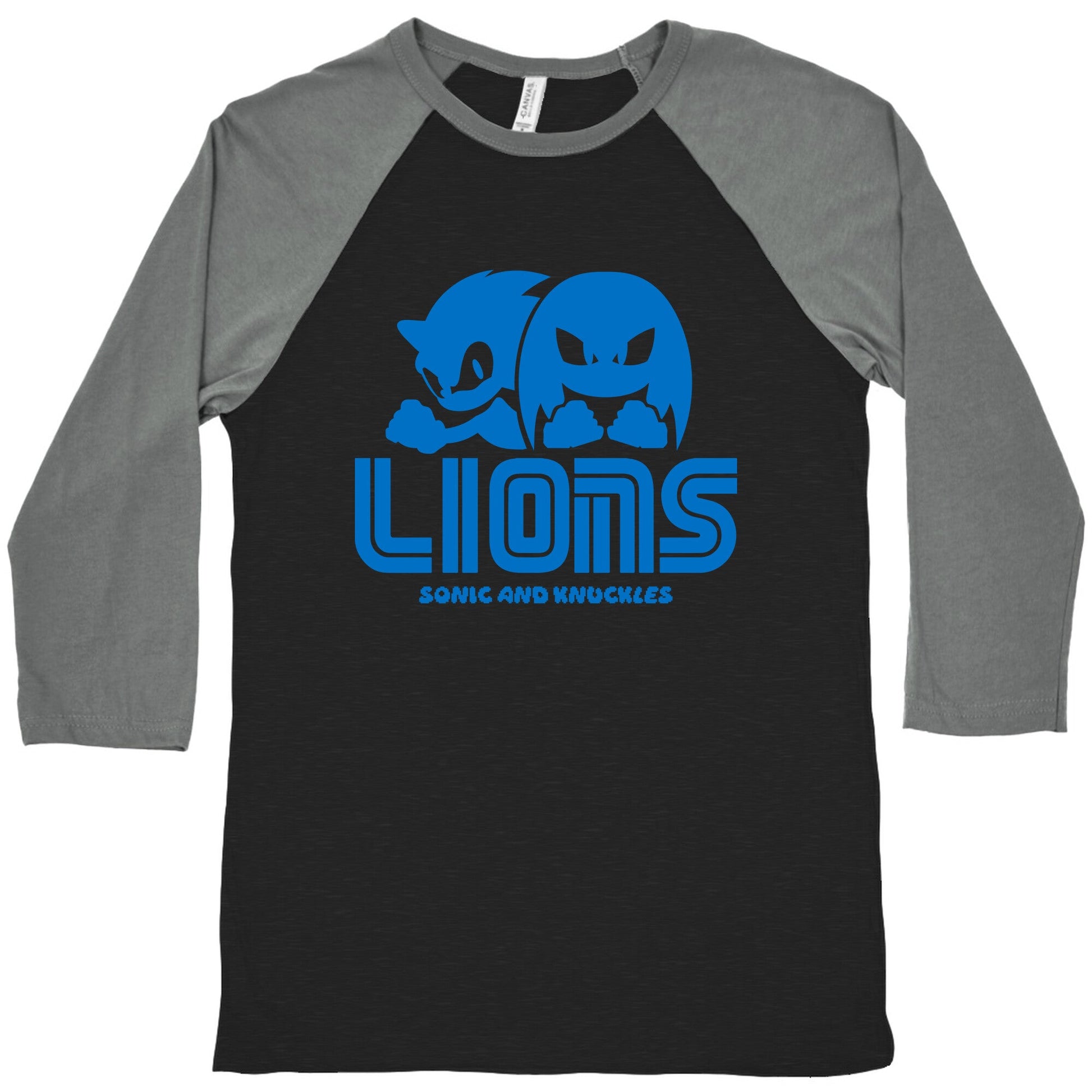 Sonic and Knuckles Lions Baseball Tee
