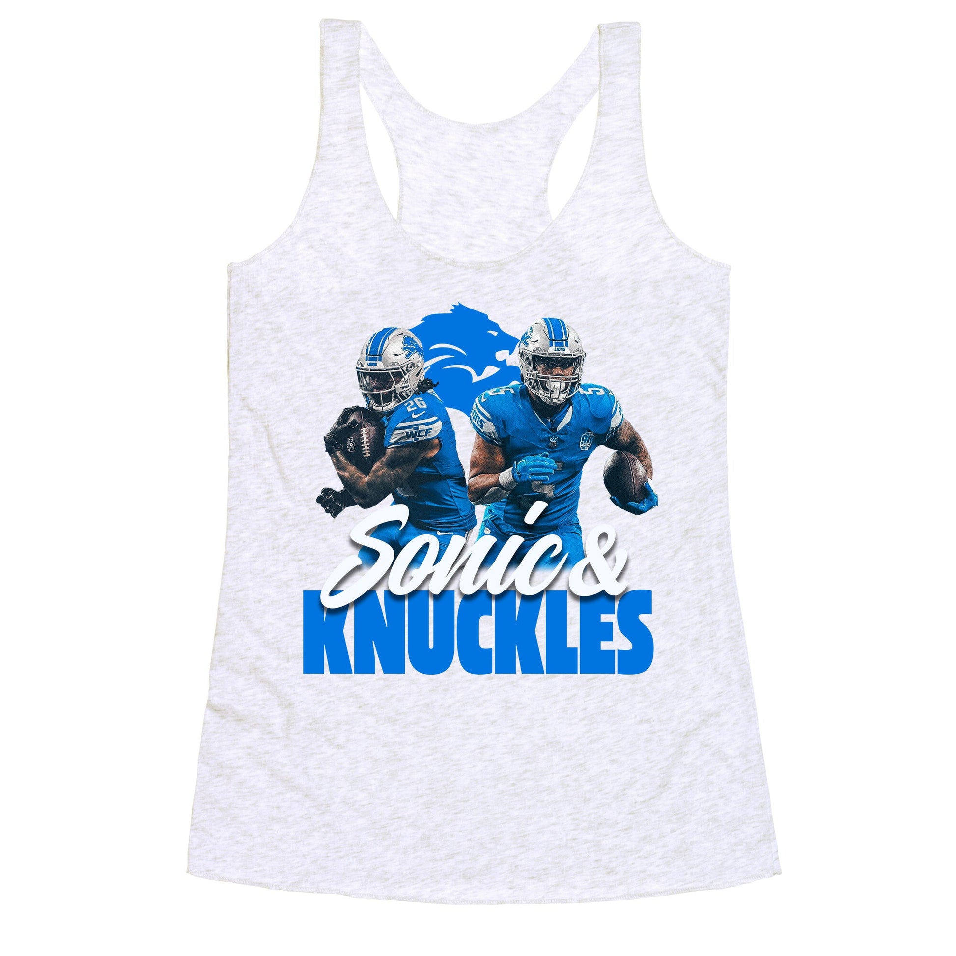 Sonic Knuckles Lions Racerback Tank