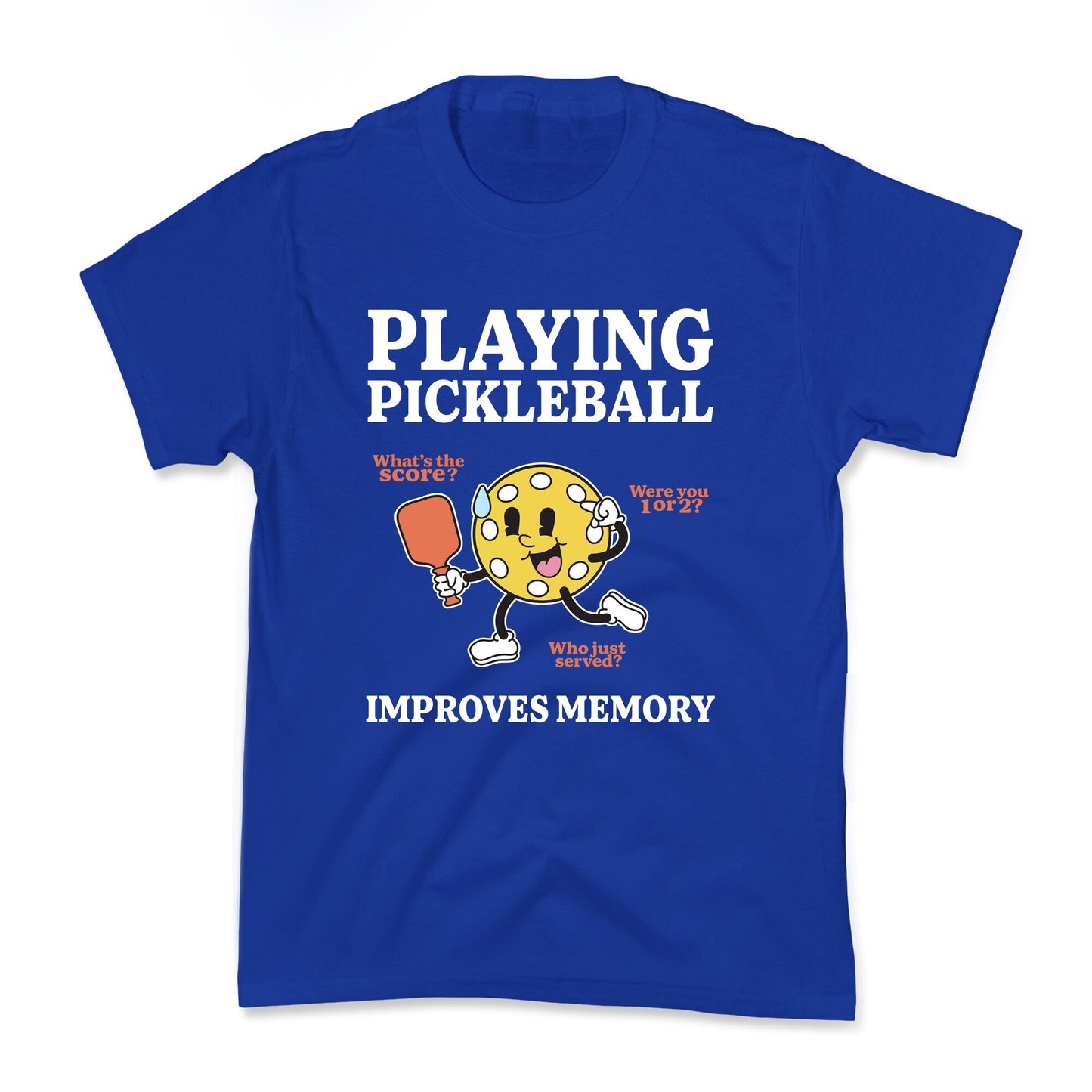 Playing Pickleball Improves Memory Kids Tee