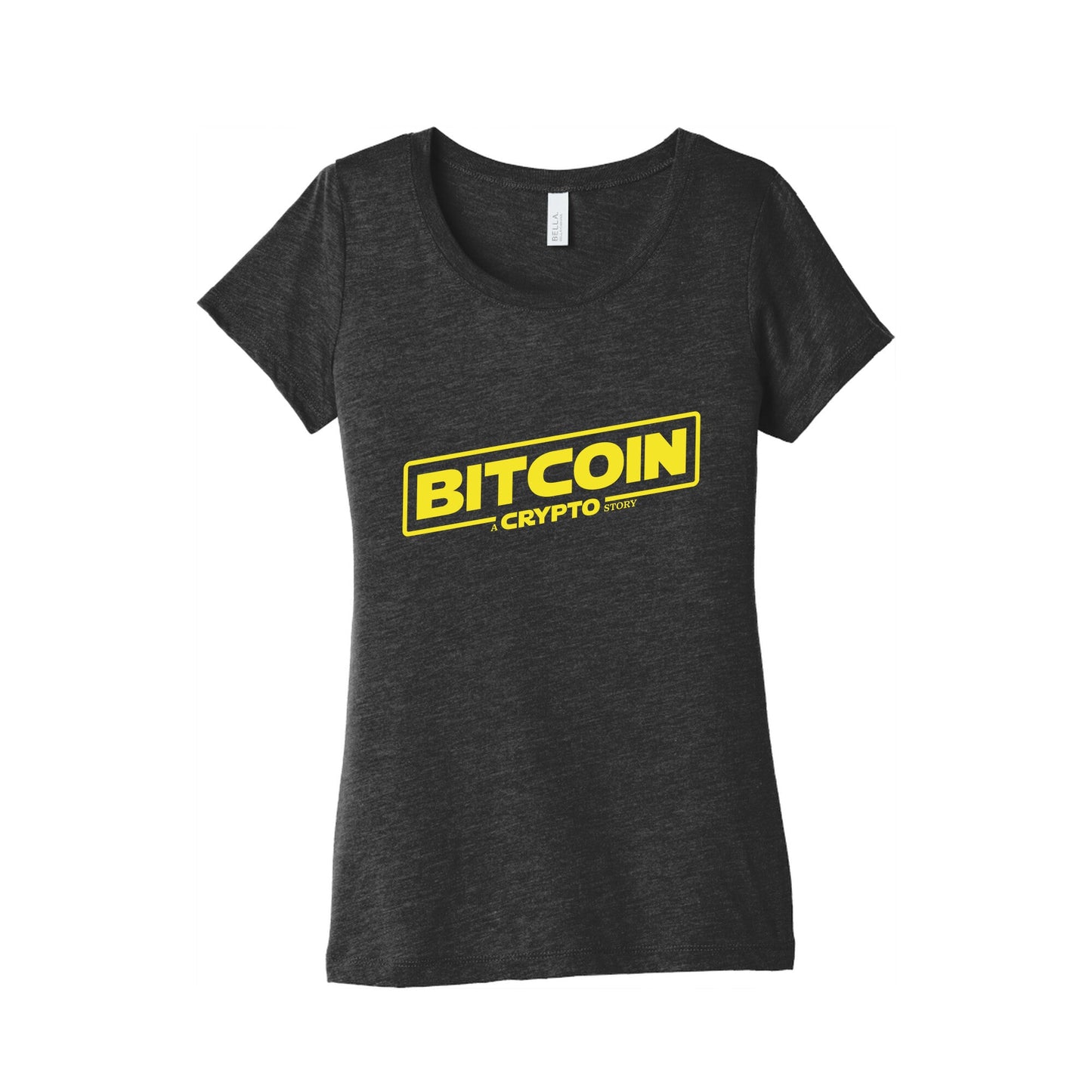 Bitcoin Crypto Womens Triblend Tee