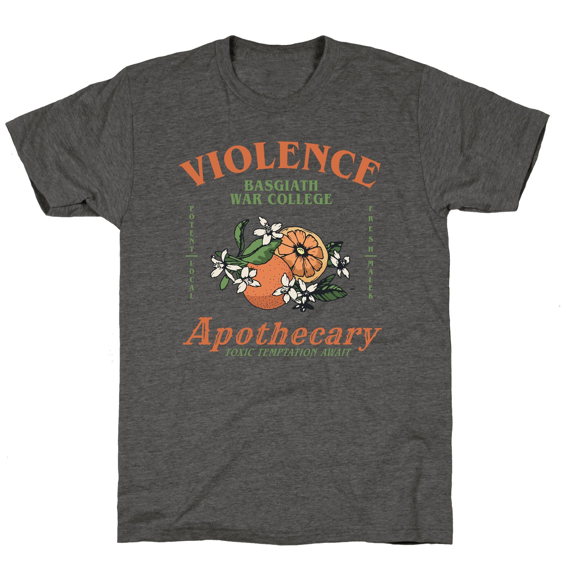 Fourth Wing Violence Apothecary Unisex Triblend Tee