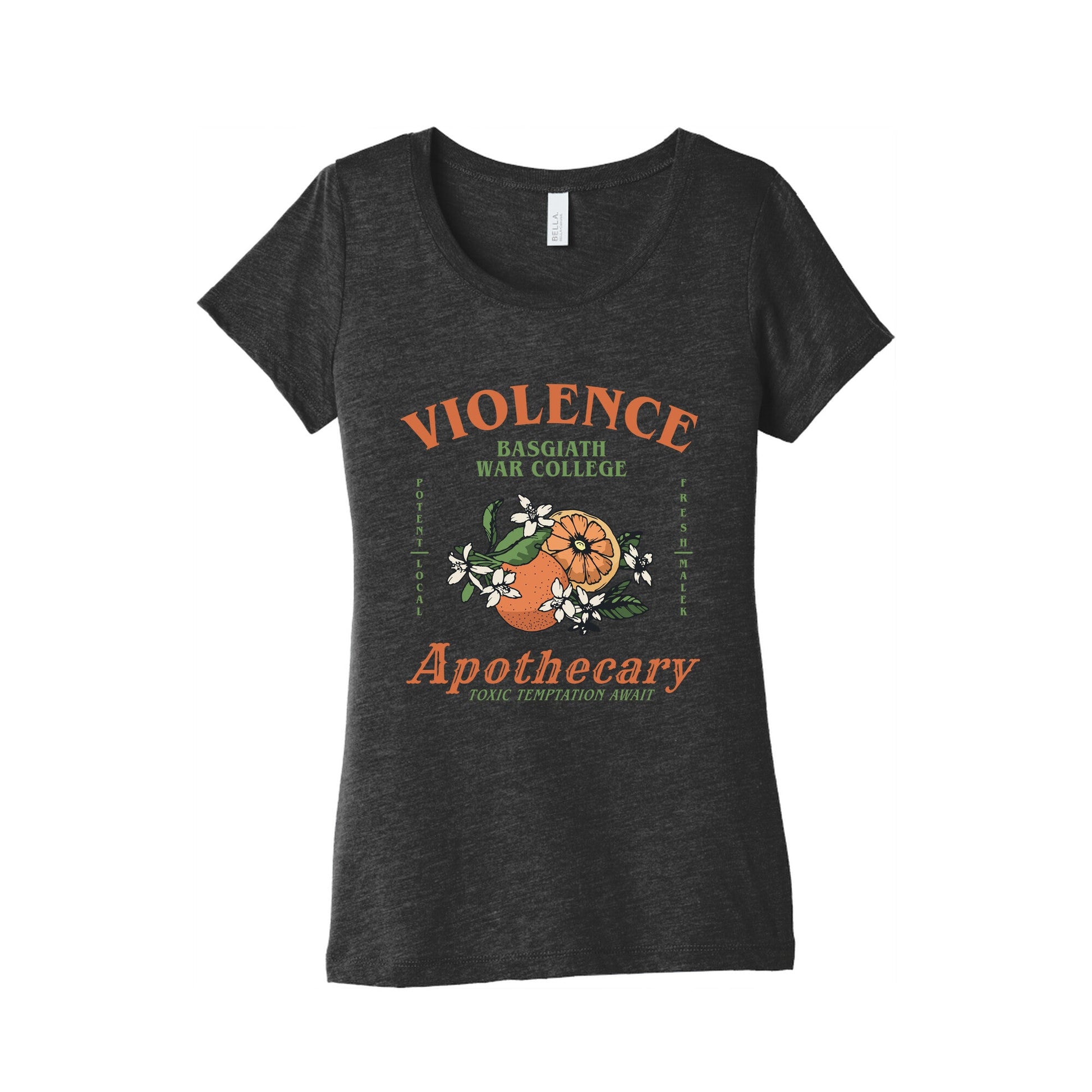 Fourth Wing Violence Apothecary Womens Triblend Tee