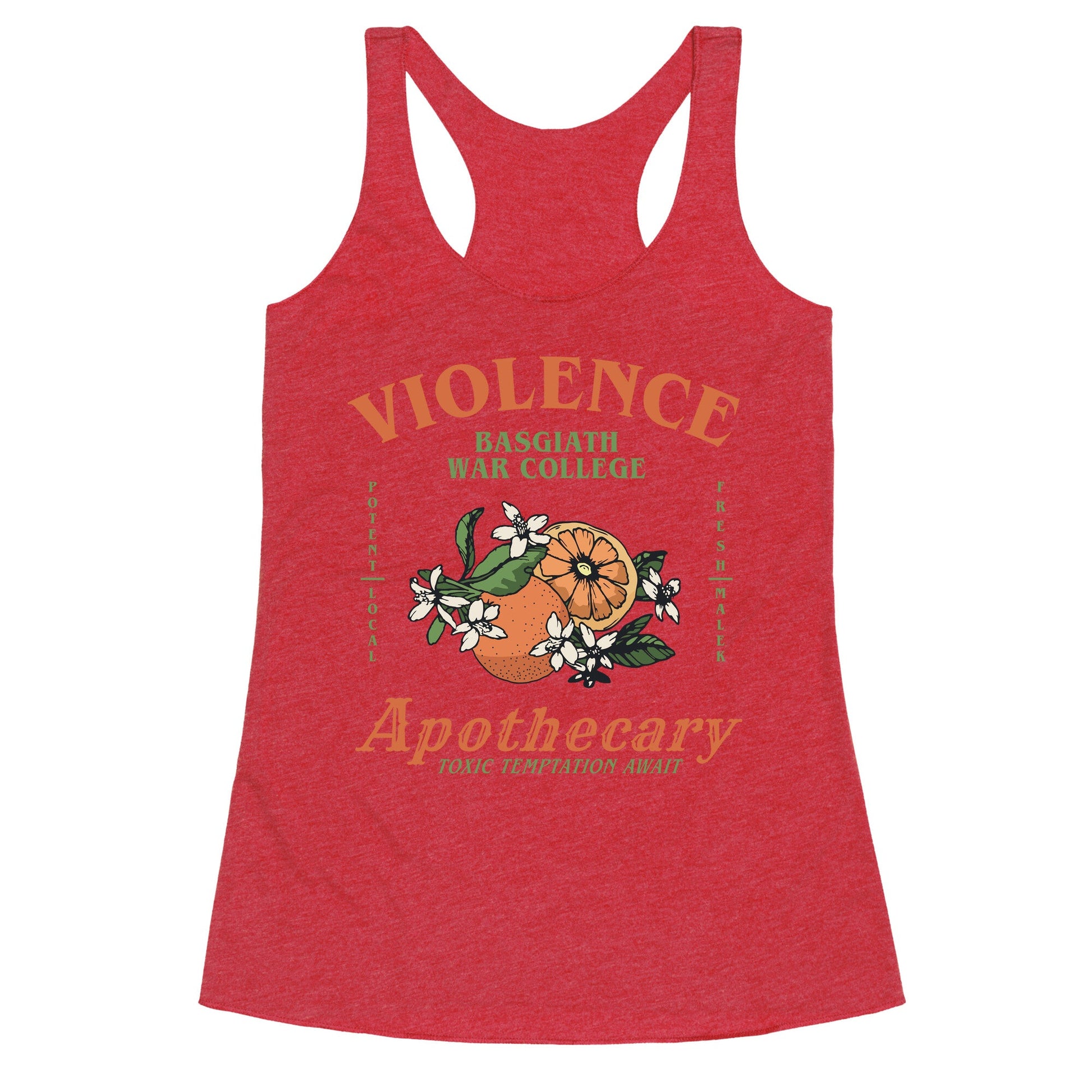 Fourth Wing Violence Apothecary Racerback Tank