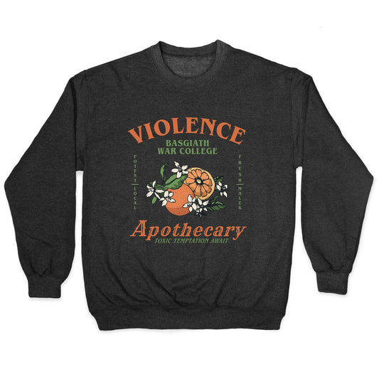 Fourth Wing Violence Apothecary Crewneck Sweatshirt