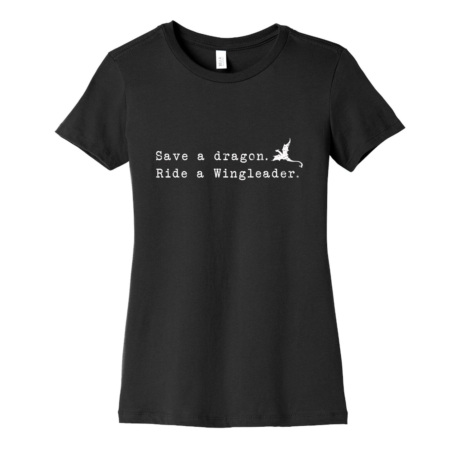 Fourth Wing Save a Dragon Womens Cotton Tee