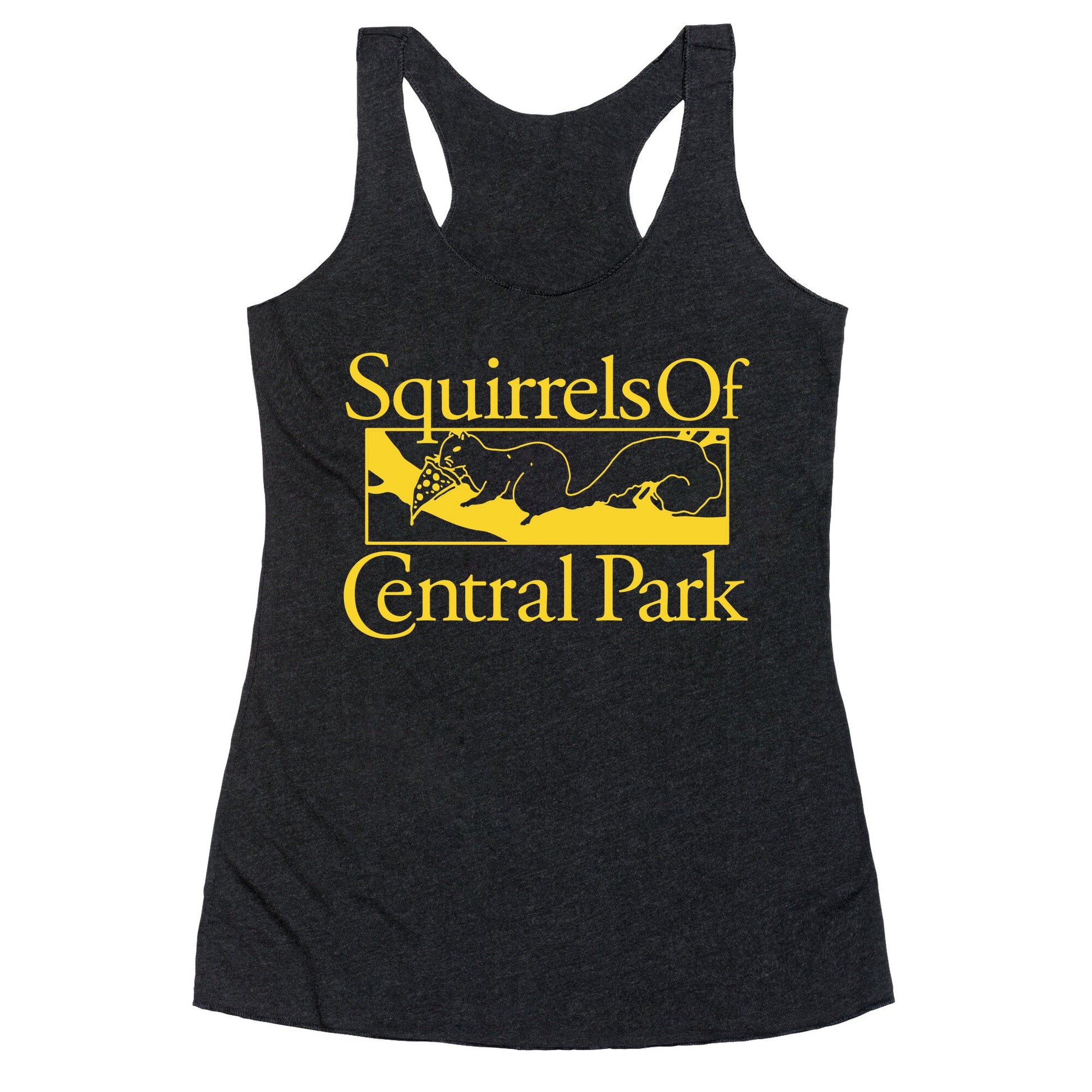 Squirrels of Central Park Racerback Tank