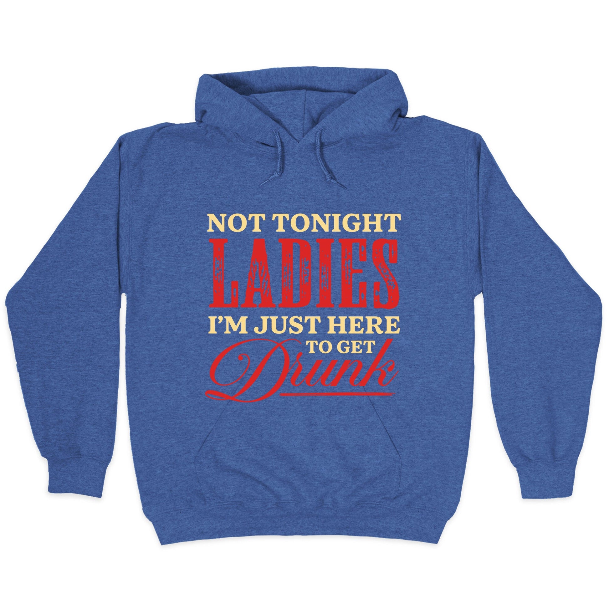 Not Tonight Ladies Im Just Here to Get Drunk Hoodie