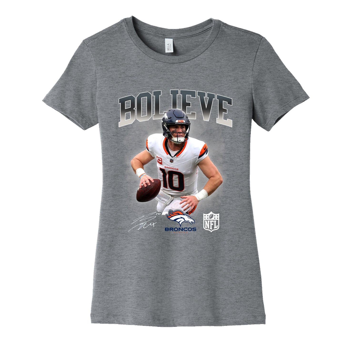 Bo Nix Bolieve Womens Cotton Tee
