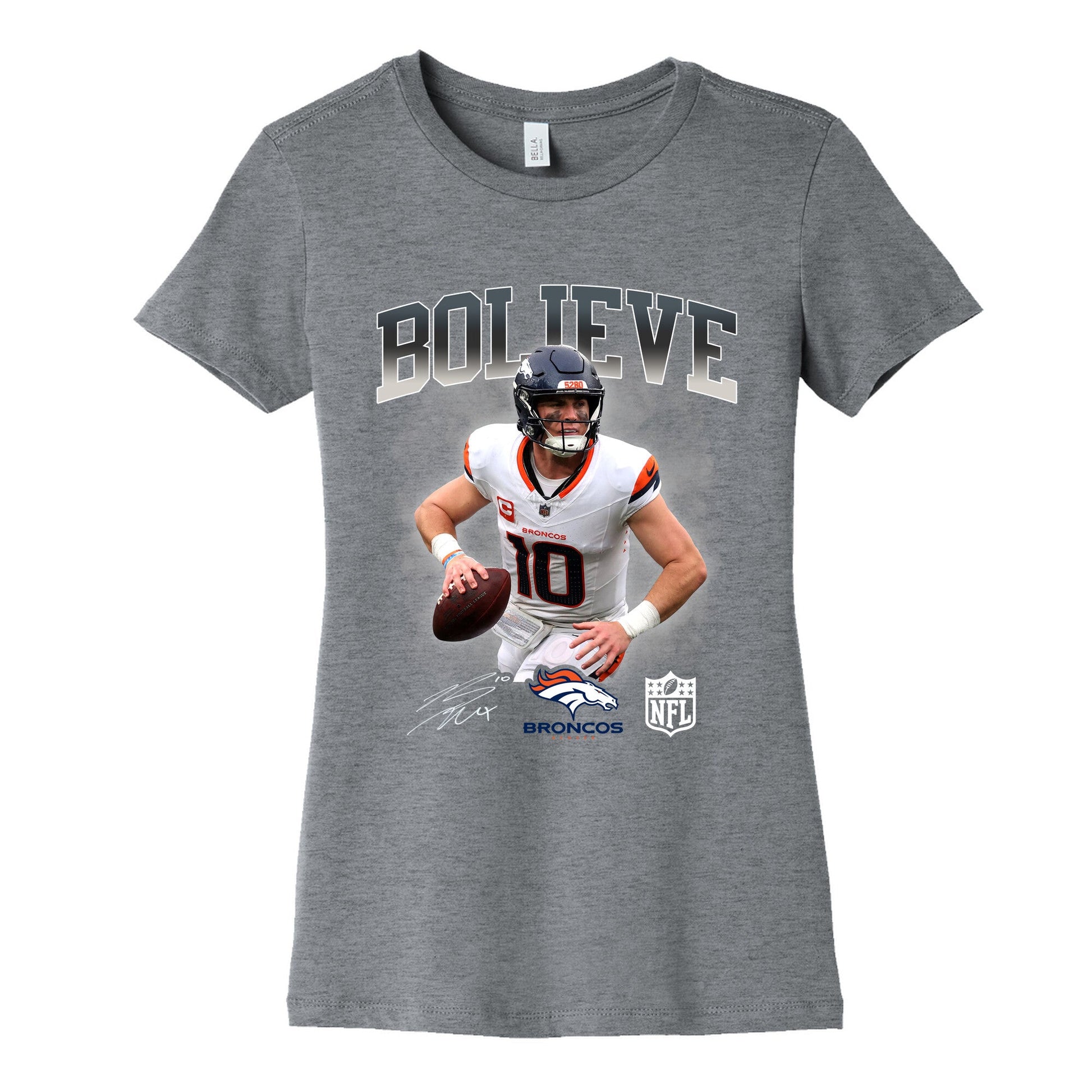 Bo Nix Bolieve Womens Cotton Tee