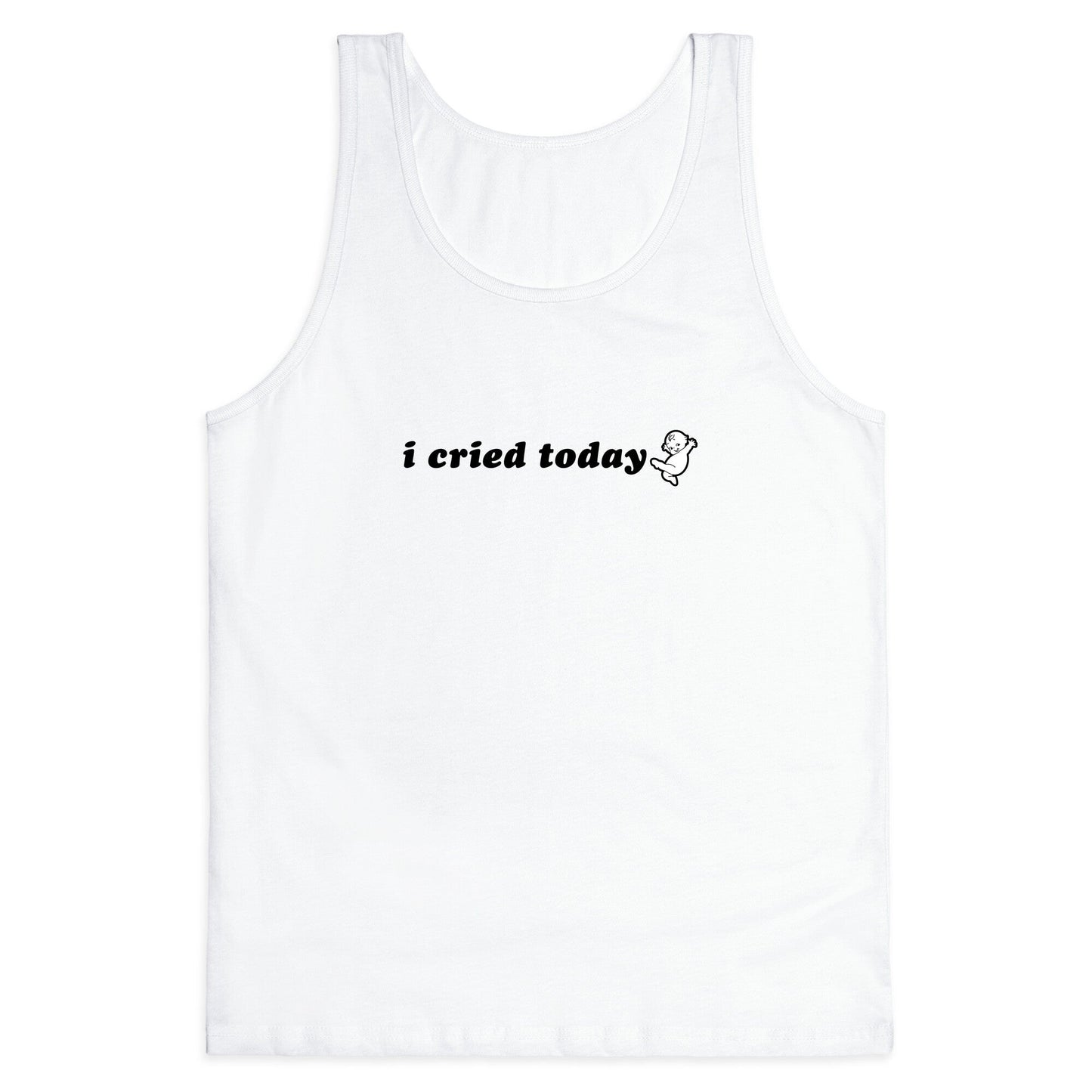 I Cried Today Baby Tank Top